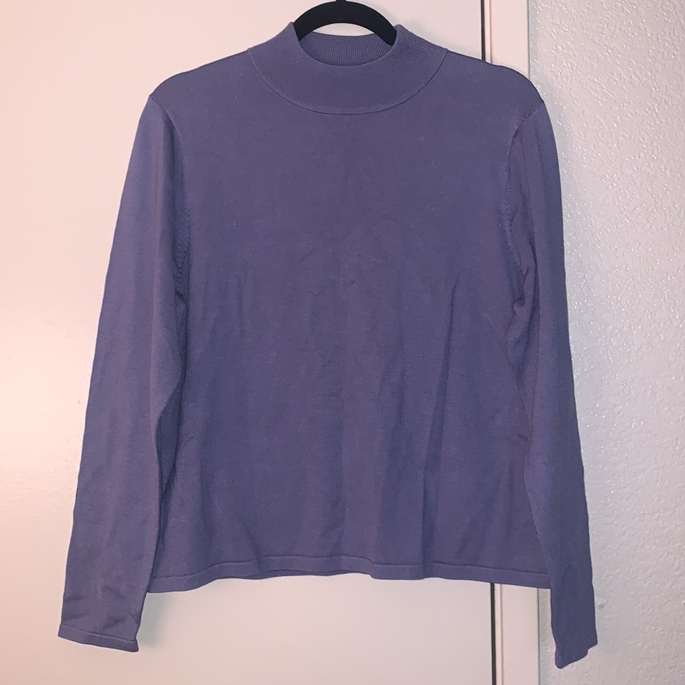 Vintage 90’s Pendleton Womens Silk/Nylon Blend Mock Neck Pullover Sweater